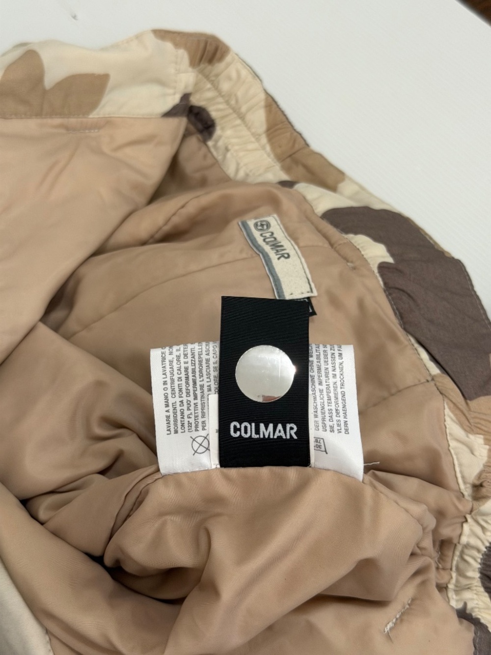 Vintage Colmar Camo Ski Snowboard Pants Desert Camouflage Cargo Technical IT 46 - Picture 3 of 12